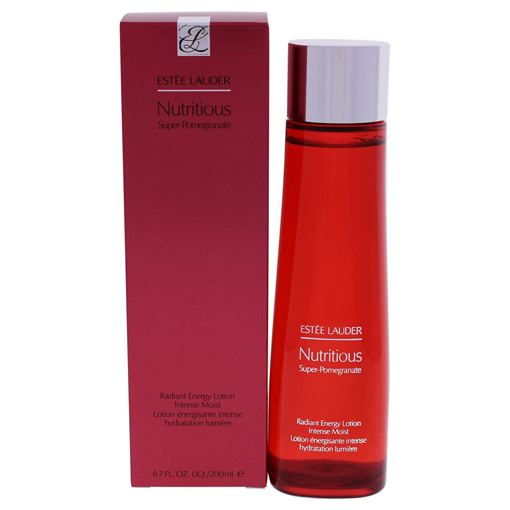 Estee Lauder, Nutritious - Super-Pomegranate Radiant Energy, Wesentliche Vitamine & Mineralien, Hydratisierend, Morgen & Abend, Lotion, Für das Gesicht, 200 ml - Beautyleader