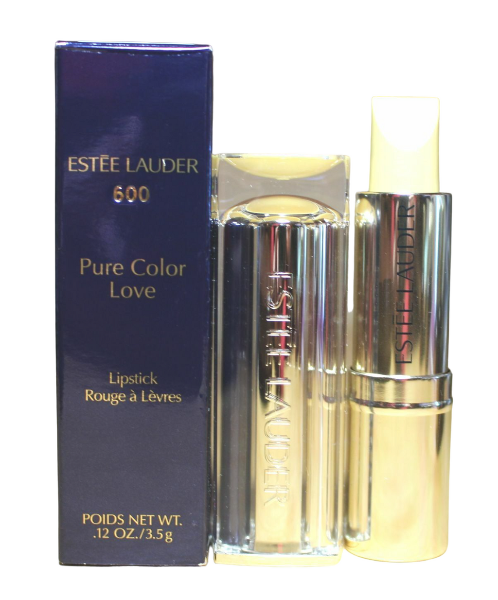 Estee Lauder, Pure Color Love, Natürliche Öle, Langlebig, Creme-Lippenstift, 600, Blonder Stern, 3.5 g