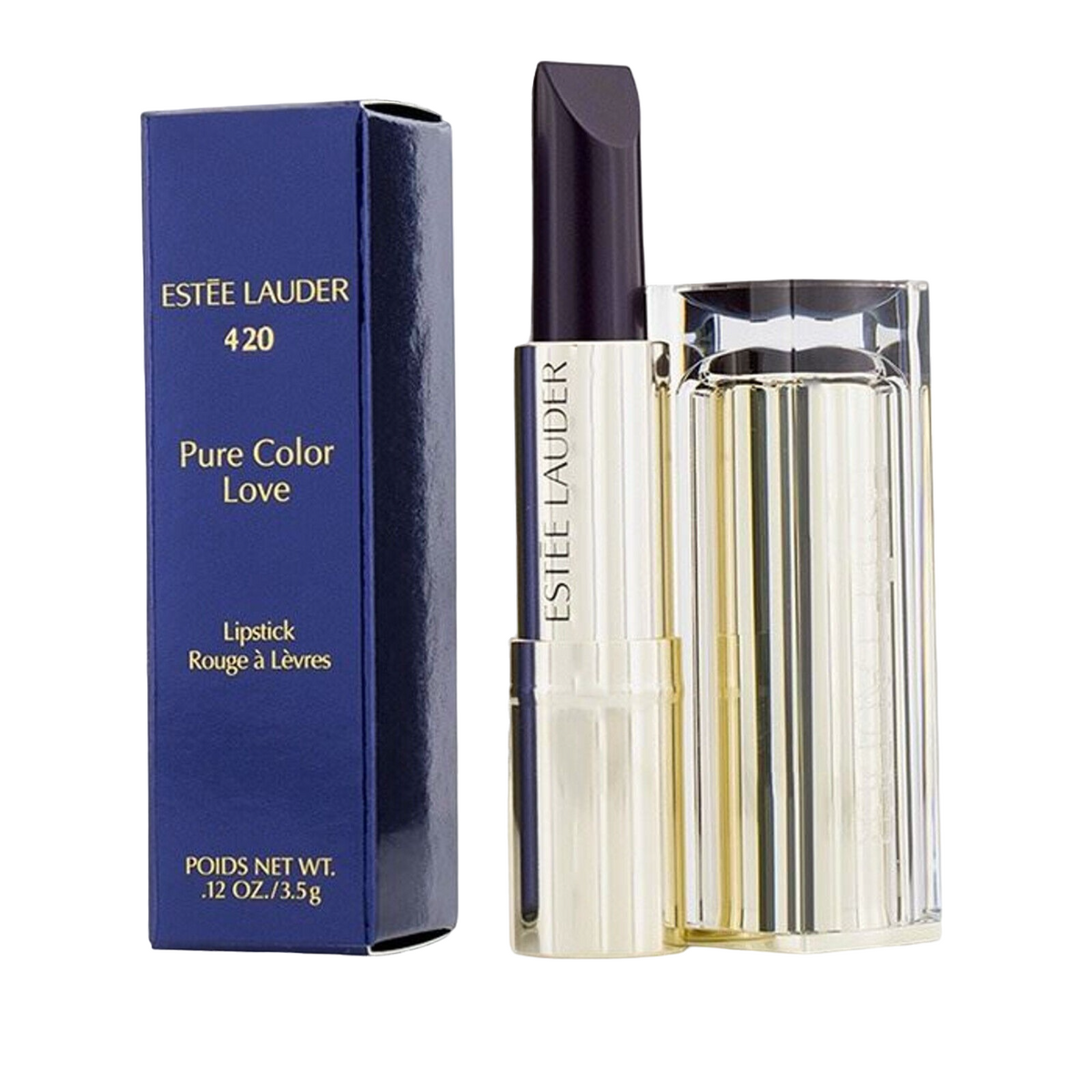 Estee Lauder, Pure Color Love, Natürliche Öle, Langlebig, Creme-Lippenstift, 420, Aufwärts Rübe, 3.5 g