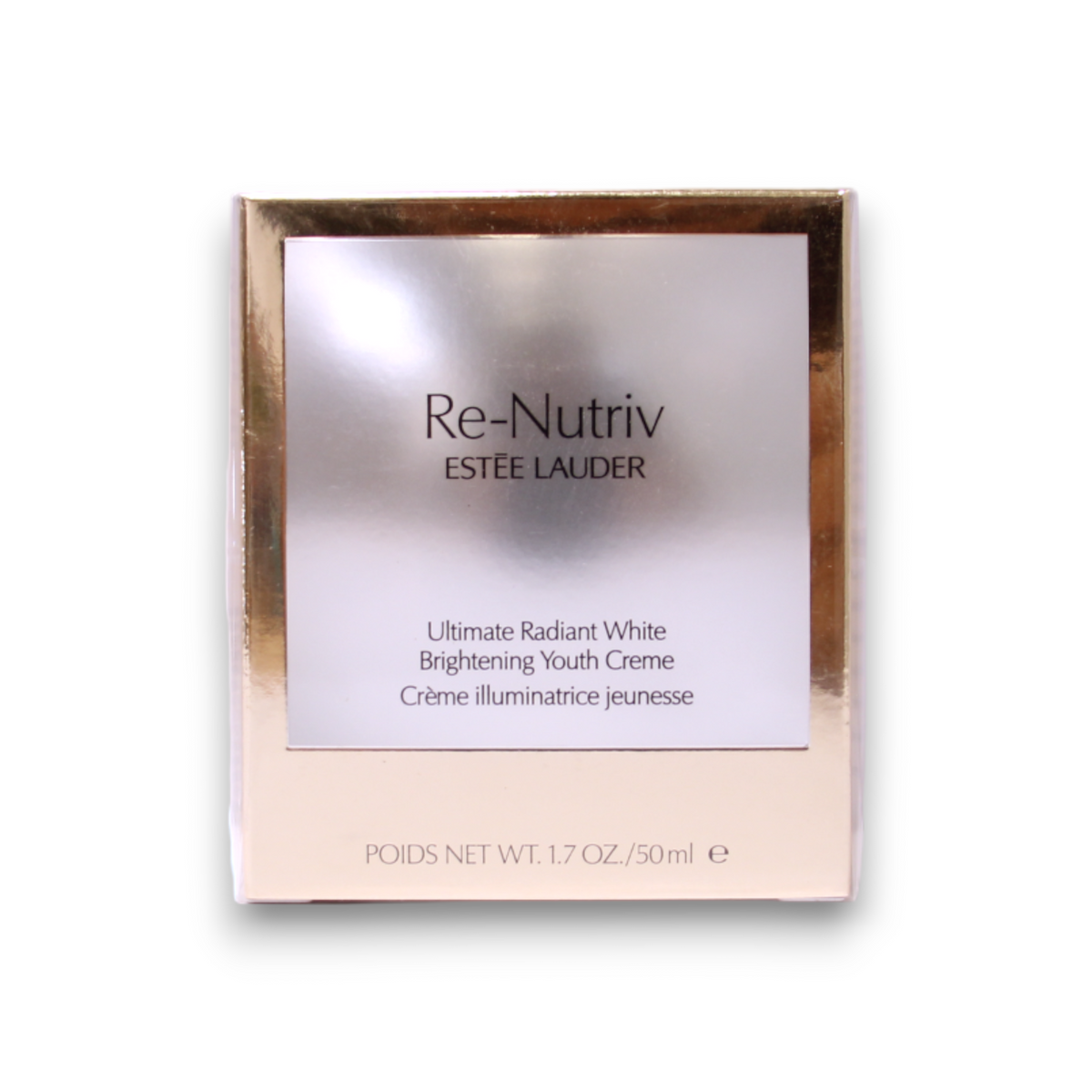 Estee Lauder, Re-Nutriv - Ultimate Radiant White Brightening Youth, Weißer Tuberose-Extrakt, Hydriert/Nährt/Stärkt & Glanz, Tag, Sahne, Für das Gesicht, 50 ml