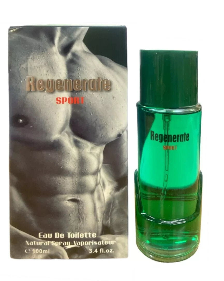 Fine Perfumery, Regenerate Sport Green, Eau de Toilette, Für Männer, 100 ml