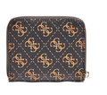 Guess, Kamryn, Textilbrieftasche, SLG Kleiner Reißverschluss, Braun, Für Frauen