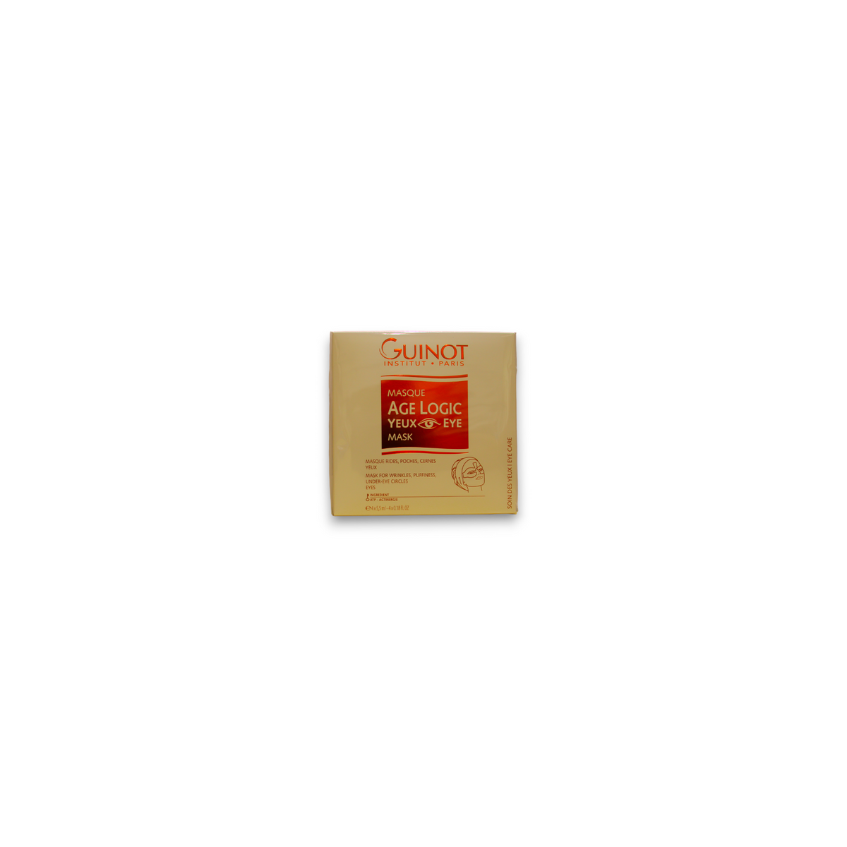 Setzen, Guinot, Age Logic, Augencreme-Maske, 4 stk, 5.5 ml
