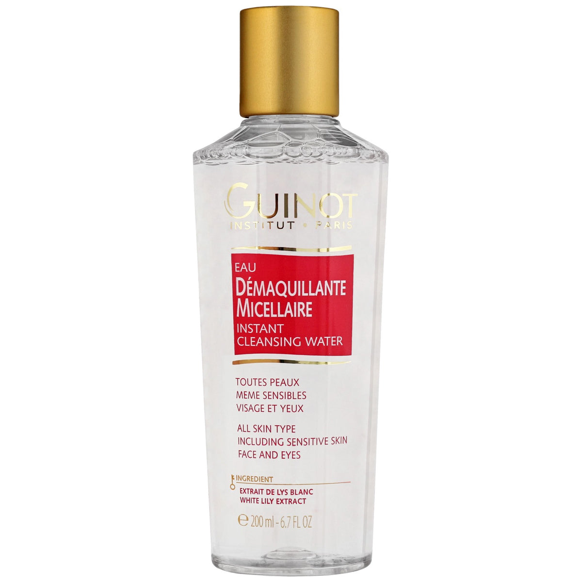 Guinot, Guinot, Weißer Lilienextrakt, Reinigung, Mizellenwasser, Für alle Hauttypen, 200 ml