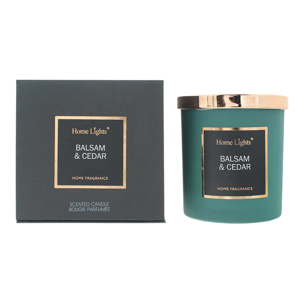 Home Lights, Balsam & Cedar, Duftkerze, 215 g - Beautyleader