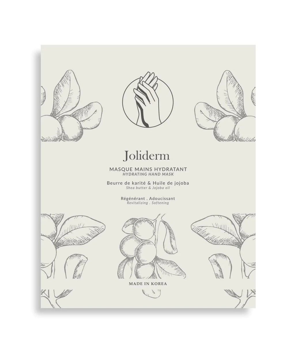 Duo Set, Joliderm, Joliderm, Sheabutter und Kokosöl, Feuchtigkeitsspendend & Weichmachend, Handtuchmaske, 2 stk, 2