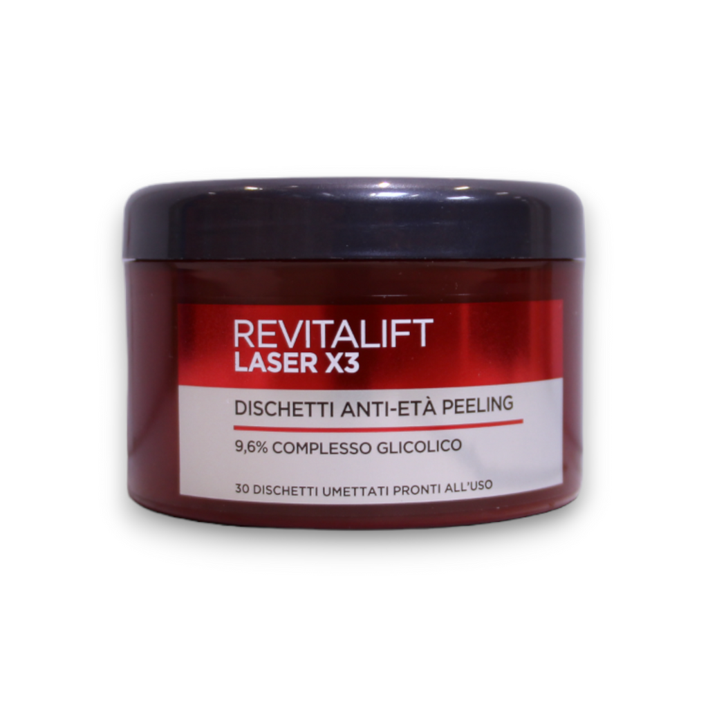 L'Oreal Paris, Revitalift Laser X3, Glykolsäure, Anti-Aging, Peel-Off Pads, 30 stk