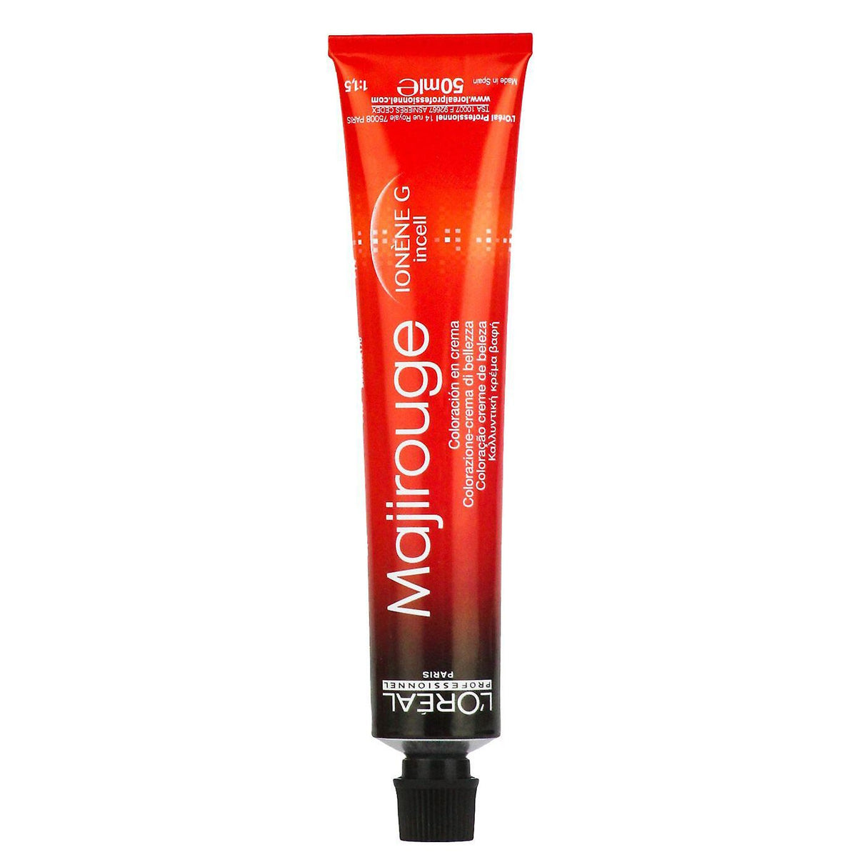 L'Oreal Professionnel, Majirouge, Permanente Haarfarbe, C 5.20 Light Extra Burgundy Brown, 50 ml