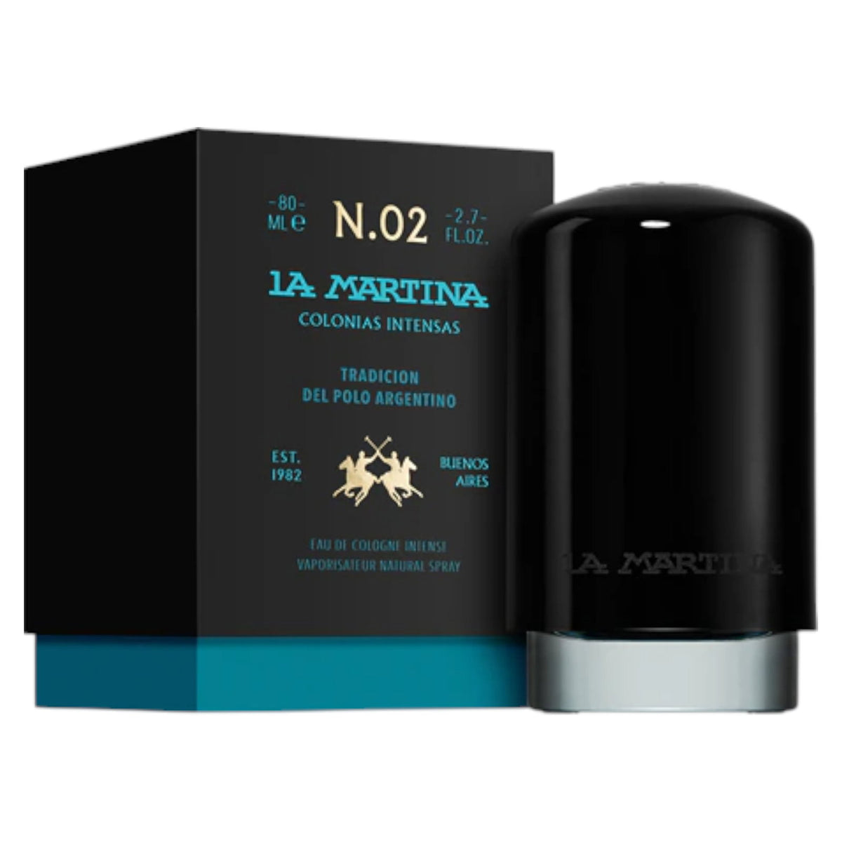 La Martina, Blue Gardenia Intense, Eau de Cologne, Unisex, Flasche, 80 ml