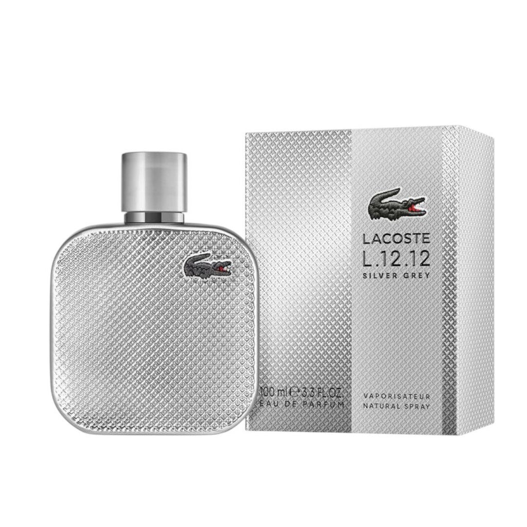Lacoste, L.12.12 Silver Grey, Eau de Parfum, Für Männer, 100 ml
