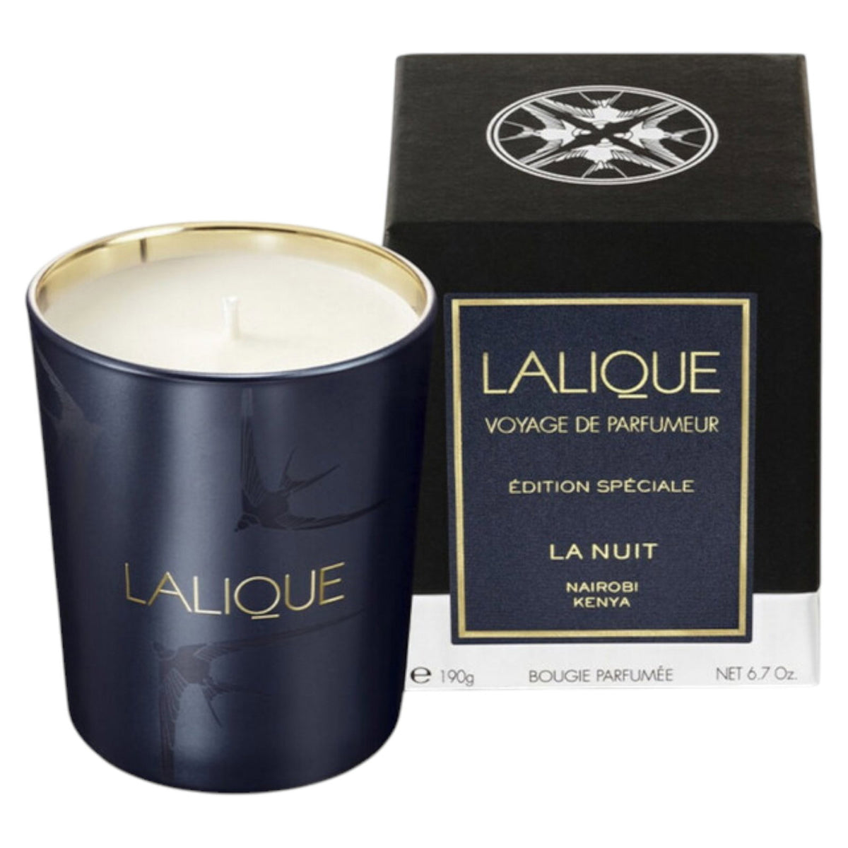 Lalique, La Nuit Nairobi Kenya, Pflaume, Duftkerze, 190 g - Beautyleader