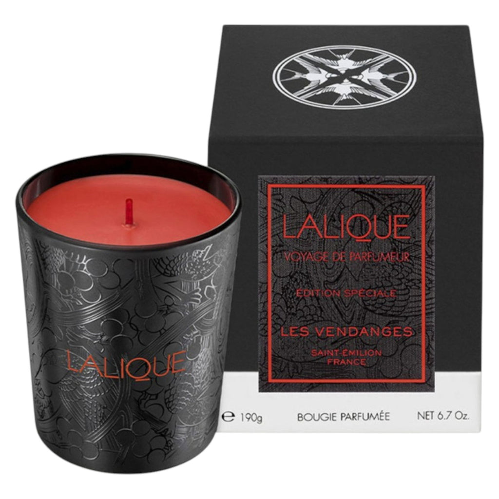 Lalique, Les Vendanges Saint-Emilion France, Holzig Fruchtig, Duftkerze, 190 g - Beautyleader
