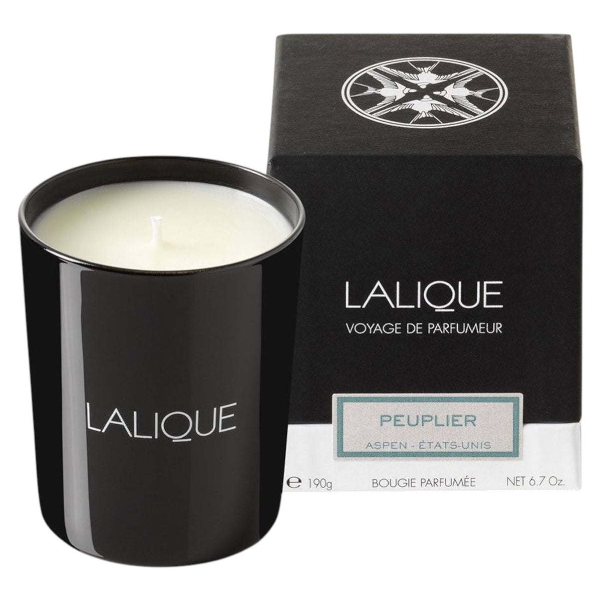 Lalique, Peuplier Aspen Etats-Unis, Kardamom, Duftkerze, 190 g - Beautyleader