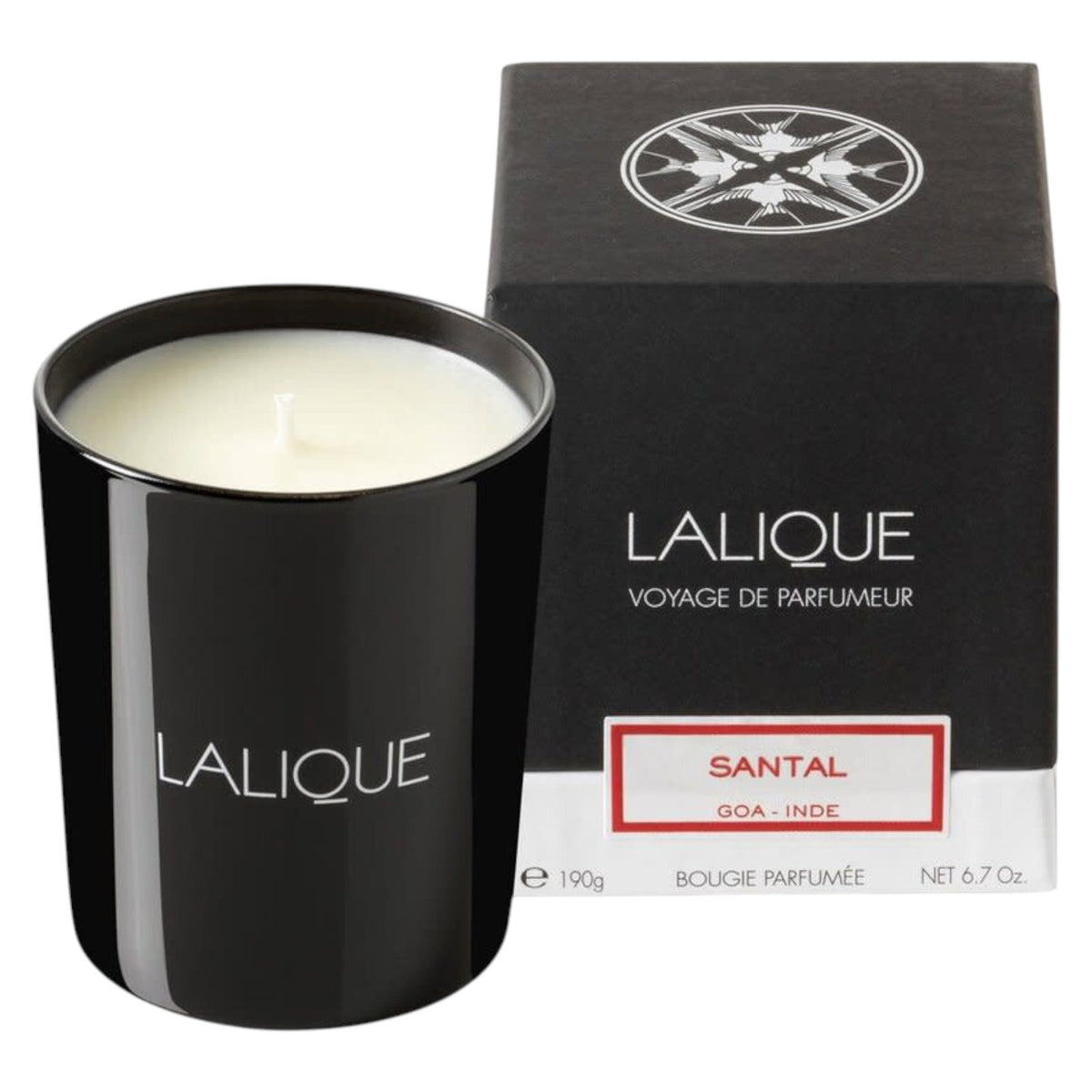 Lalique, Santal Goa-Inde, Sandelholz, Duftkerze, 190 g - Beautyleader