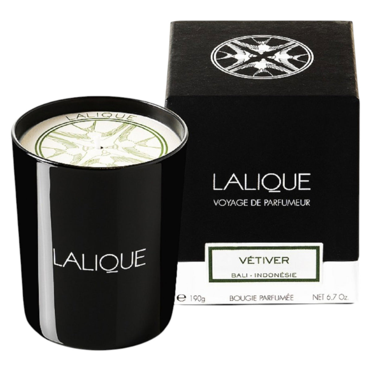 Lalique, Vetiver Bali Indonesie, Vetiver, Duftkerze, 190 g - Beautyleader