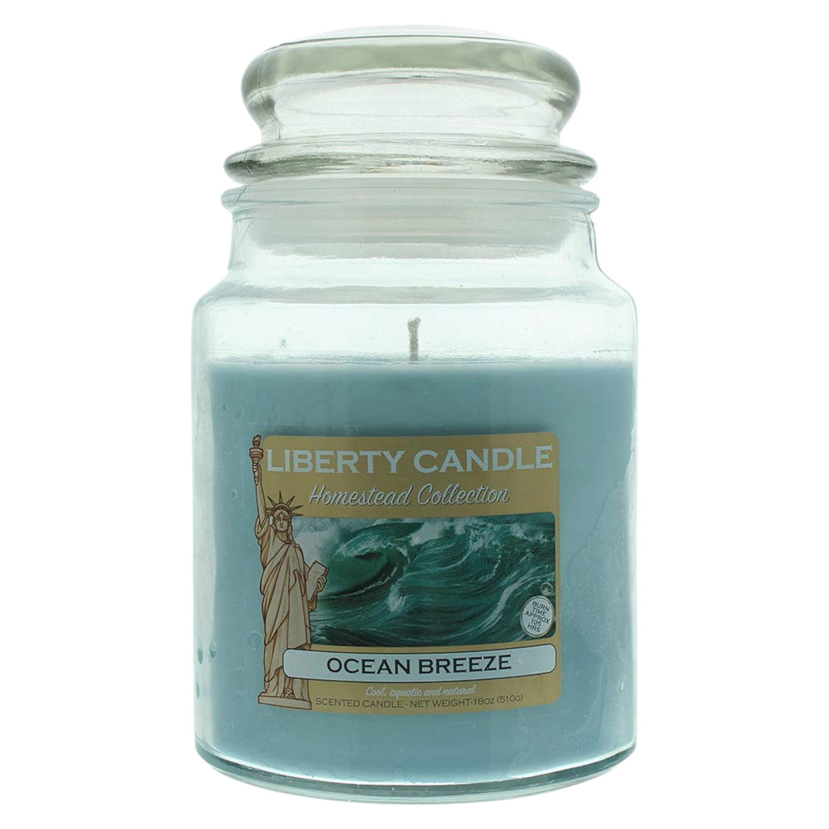 Liberty Candle, Ocean Breeze, Cool, Duftkerze, 510 g - Beautyleader