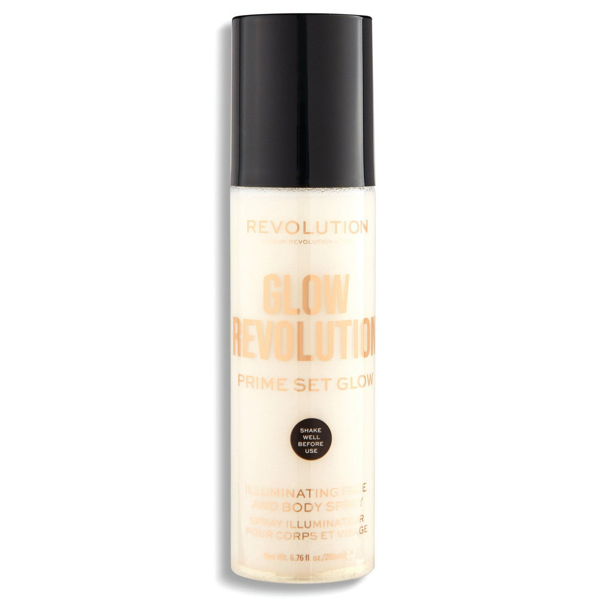 Makeup Revolution, Glow Revolution, Vegan, Erleuchtend, Spray, Für Gesicht & Körper, 200 ml