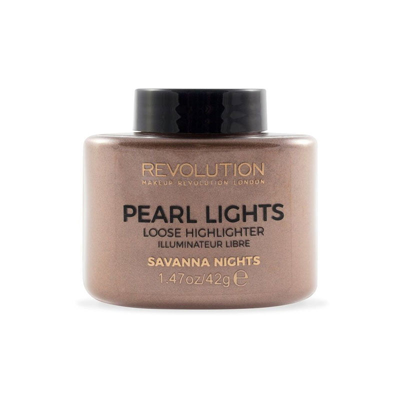 Makeup Revolution, Pearl Lights, Loser Highlighter-Puder, Savannah-Nächte, 25 g
