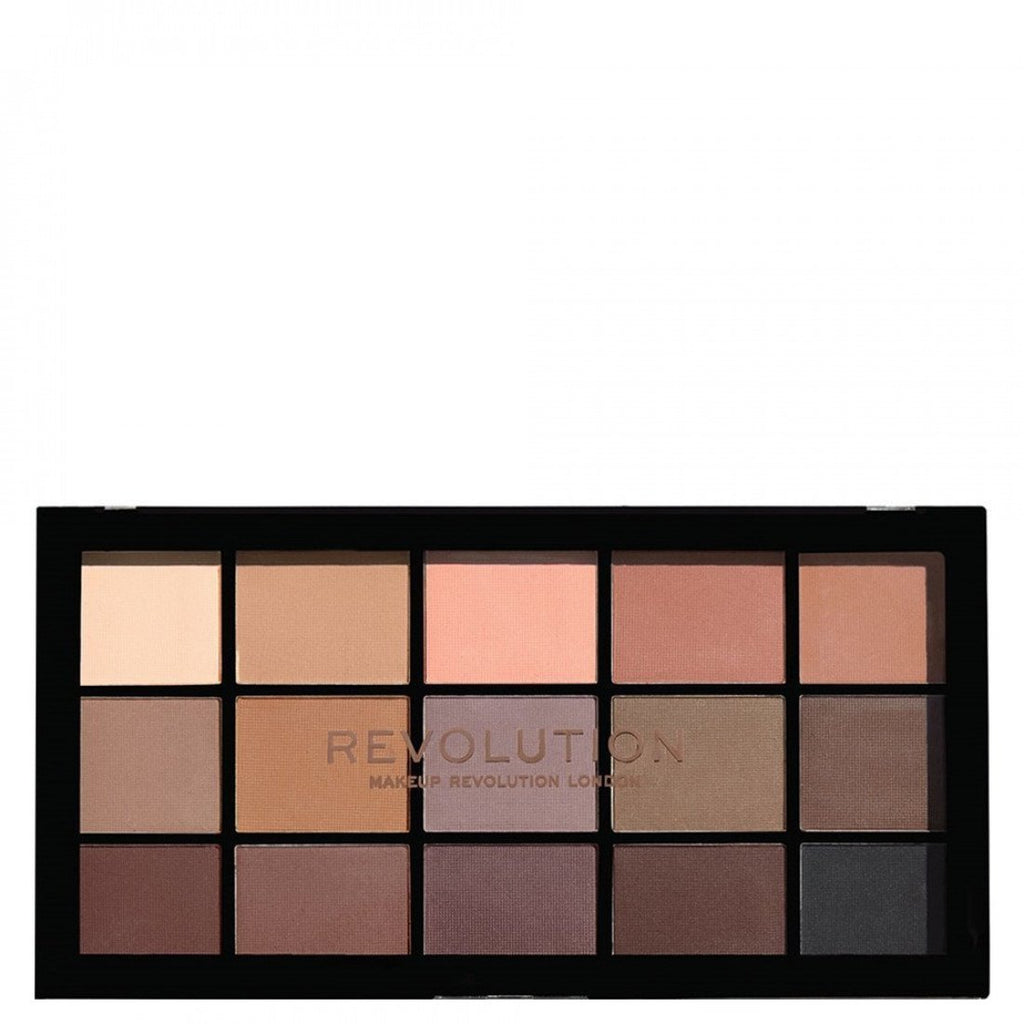 Makeup Revolution, Reloaded Palette, Lidschattenpalette, Grundmattierungen, 15x, 1.1 g