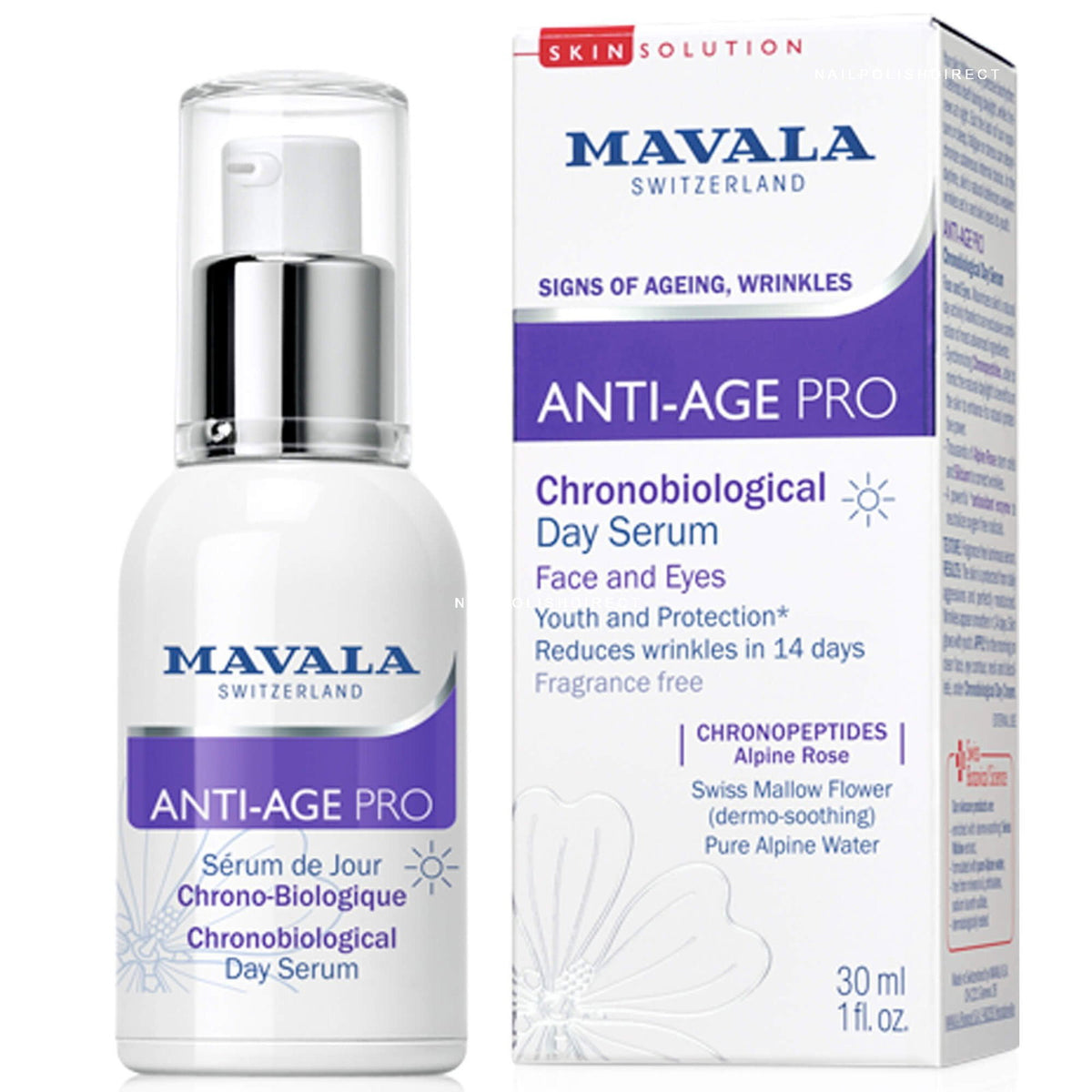 Mavala, Anti-Age Pro, Anti-Aging & Anti-Wrinkle, Morgen, Serum, Für das Gesicht, 30 ml - Beautyleader