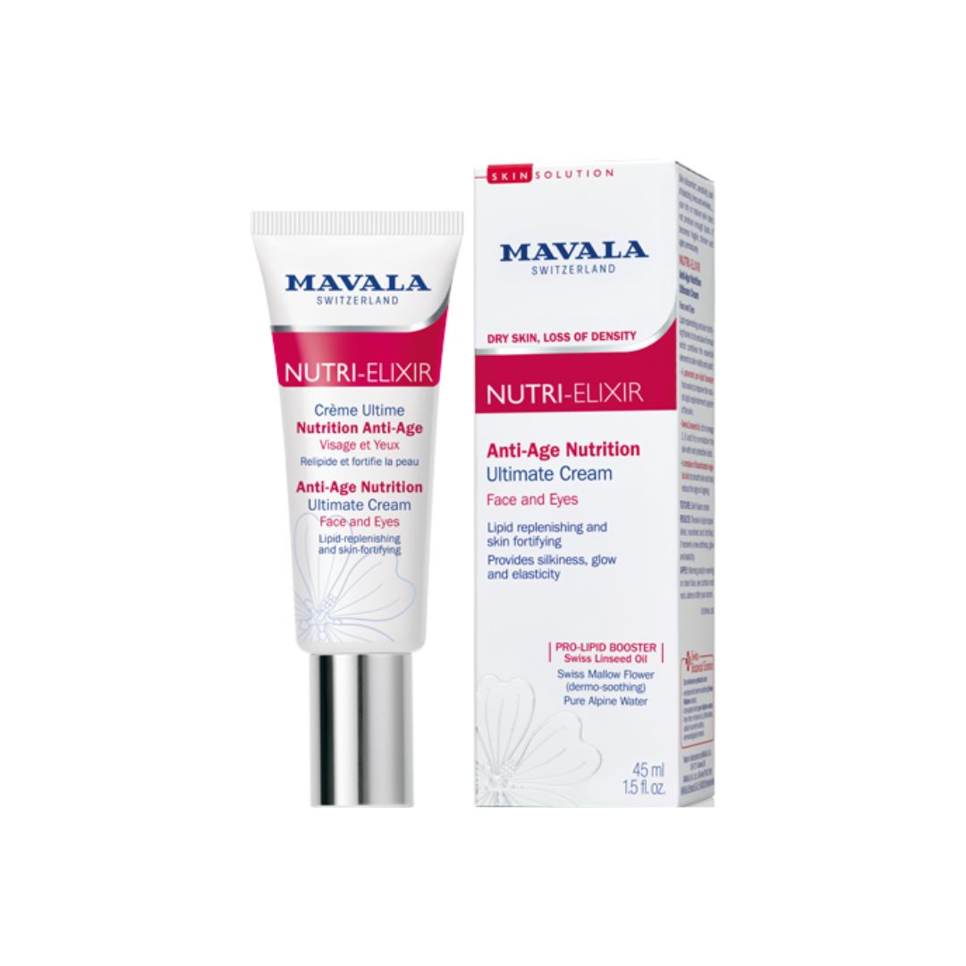 Mavala, Nutri-Elixir, Anti-Aging, Nourishing & Revitalising, Tag & Nacht, Sahne, Face & Eyes, 45 ml - Beautyleader