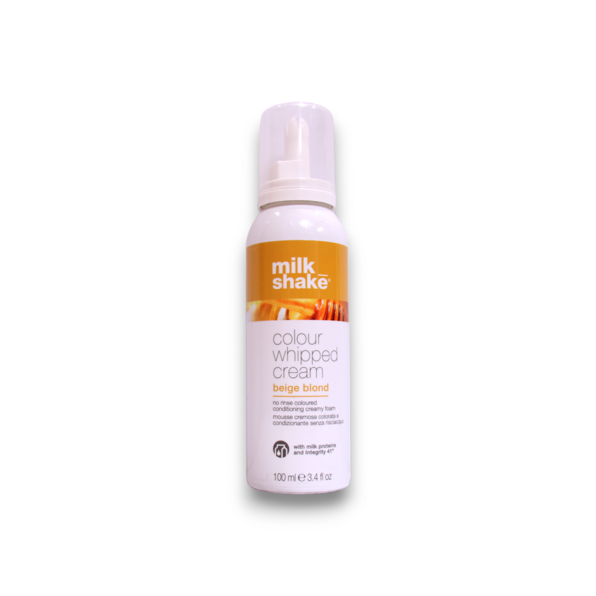 Milk Shake, Colour Whipped Cream, Biologische Fruchtextrakte, Leave-In Haarfarben-Mousse,  Beige Blond, 100 ml