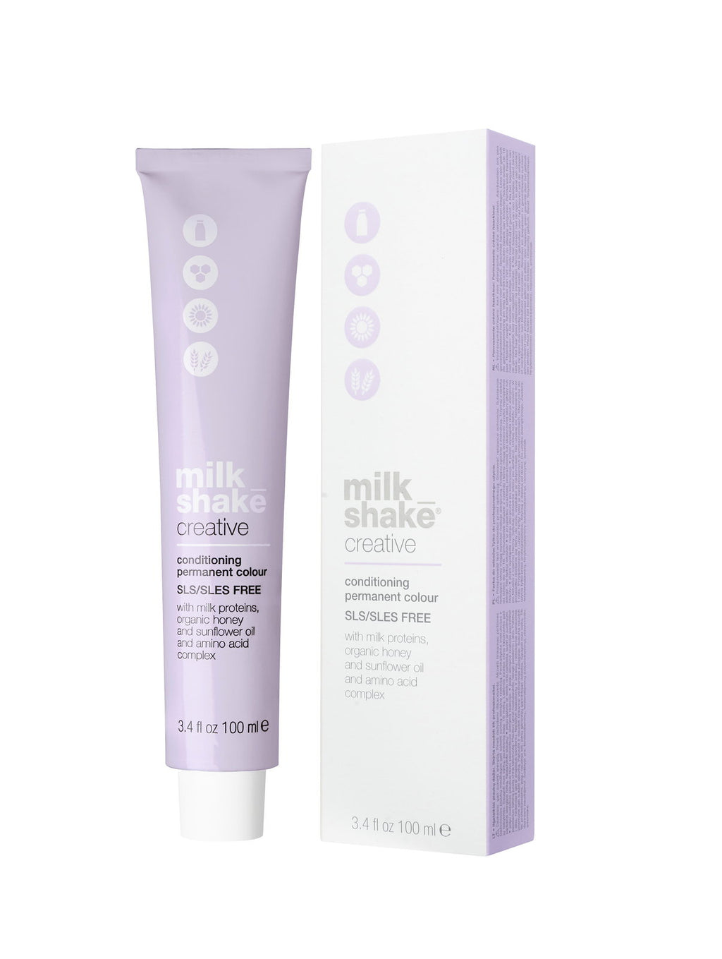 Milk Shake, Creative, Ohne SLS/SLES, Permanente Haarfarbe, 6.546MC Copper Mahogany Dark Blond, 100 ml