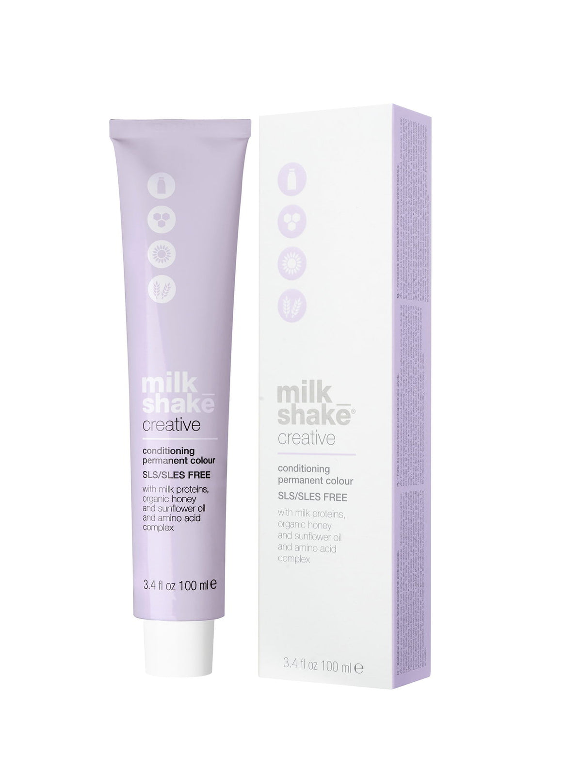 Milk Shake, Creative, Ohne SLS/SLES, Permanente Haarfarbe, 6.546MC Copper Mahogany Dark Blond, 100 ml