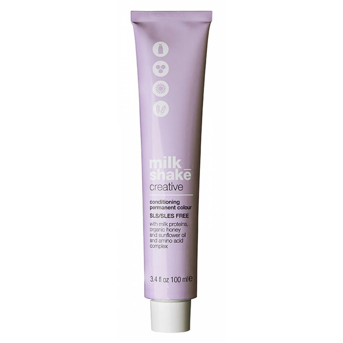 Milk Shake, Creative, Ohne SLS/SLES, Permanente Haarfarbe, 4.34G Golden Medium Brown, 100 ml