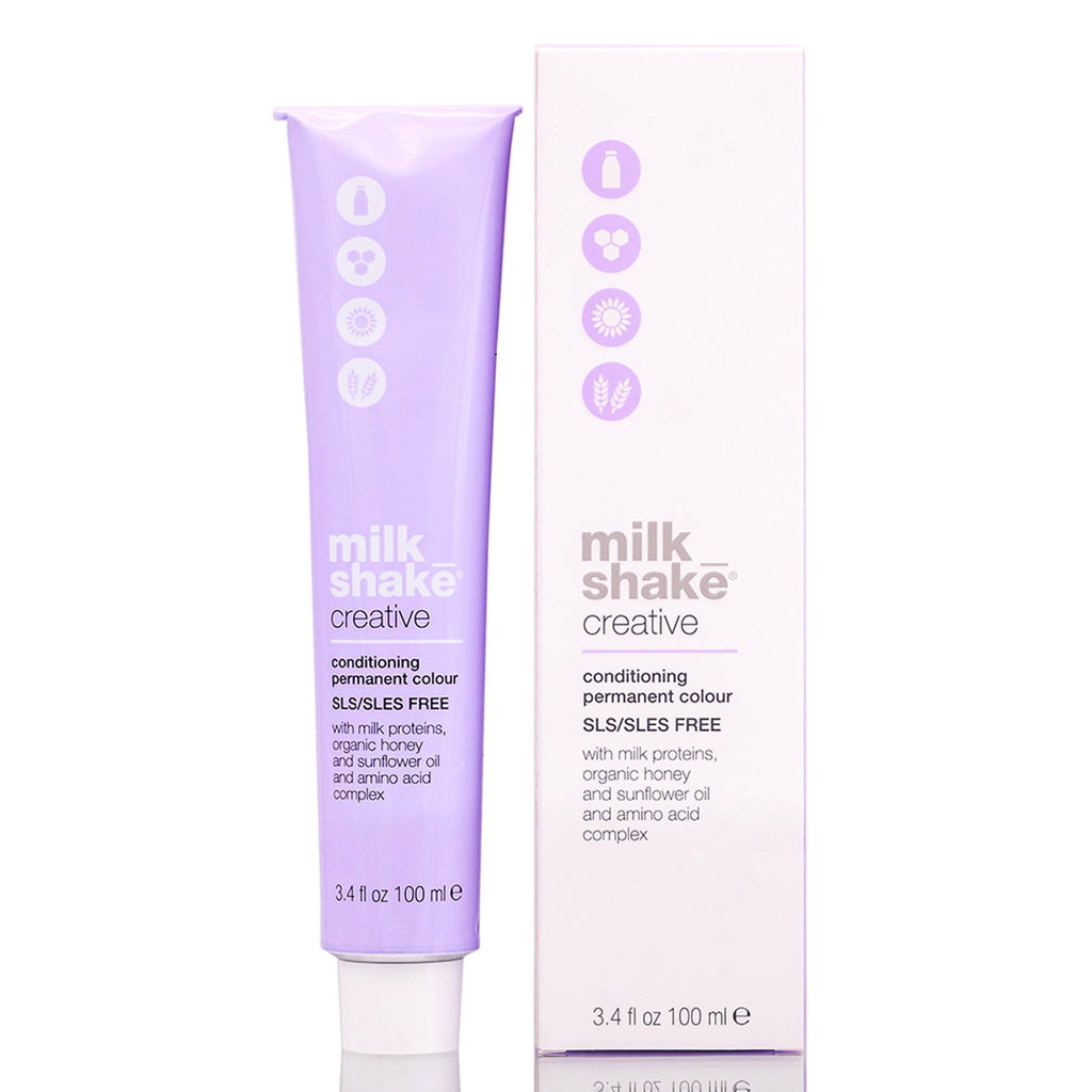Milk Shake, Creative, Ohne SLS/SLES, Permanente Haarfarbe, .17.AV Light Metallic Grey, 100 ml