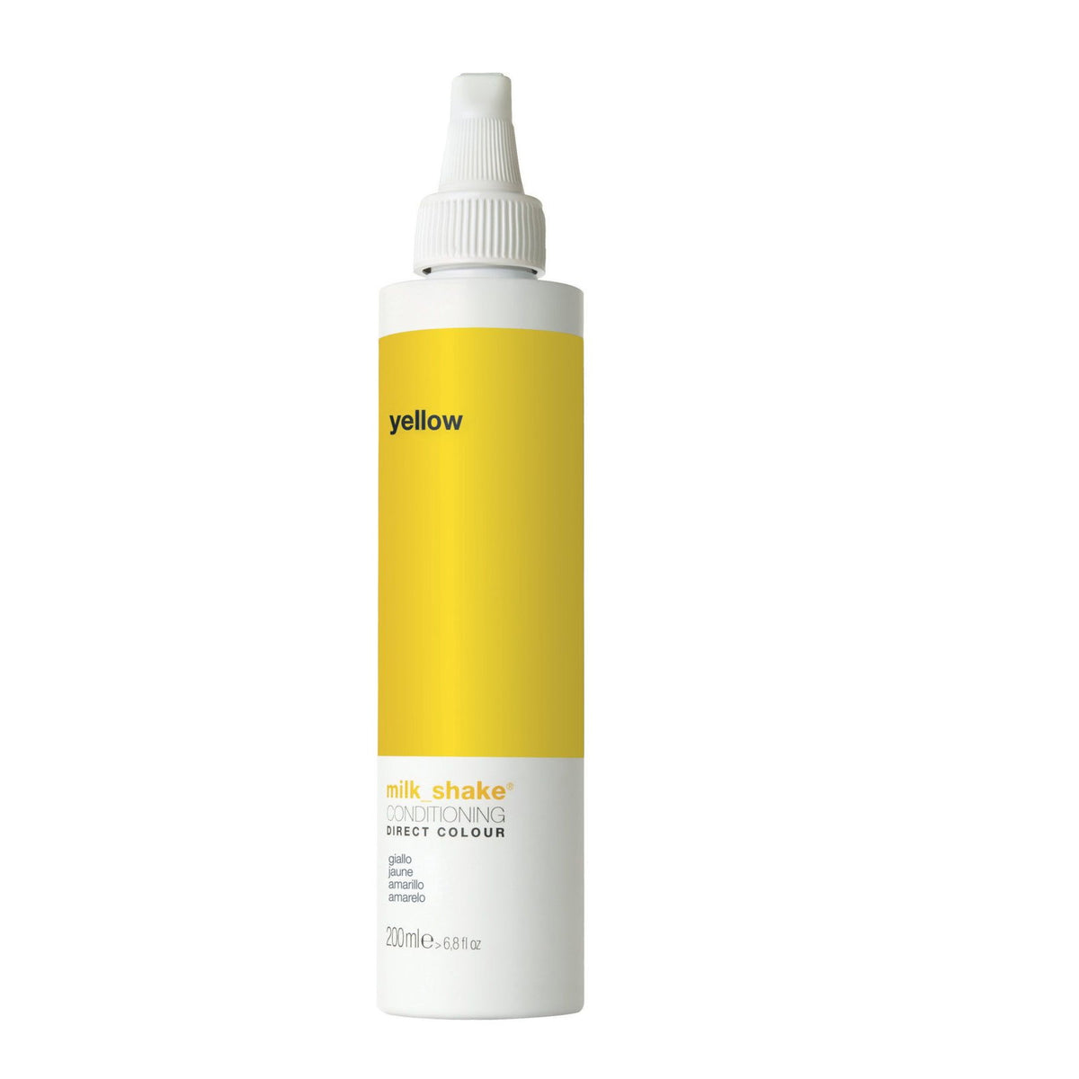 Milk Shake, Direct Colour, Ammoniakfrei, Haarfarben-Conditioner, Yellow, 200 ml - Beautyleader