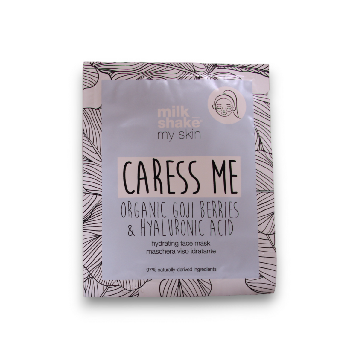 Milk Shake, My Skin Caress Me, Hyaluronsäure, Hydratisierend, Gesichtsmaske, Für das Gesicht, Tag, 28 g