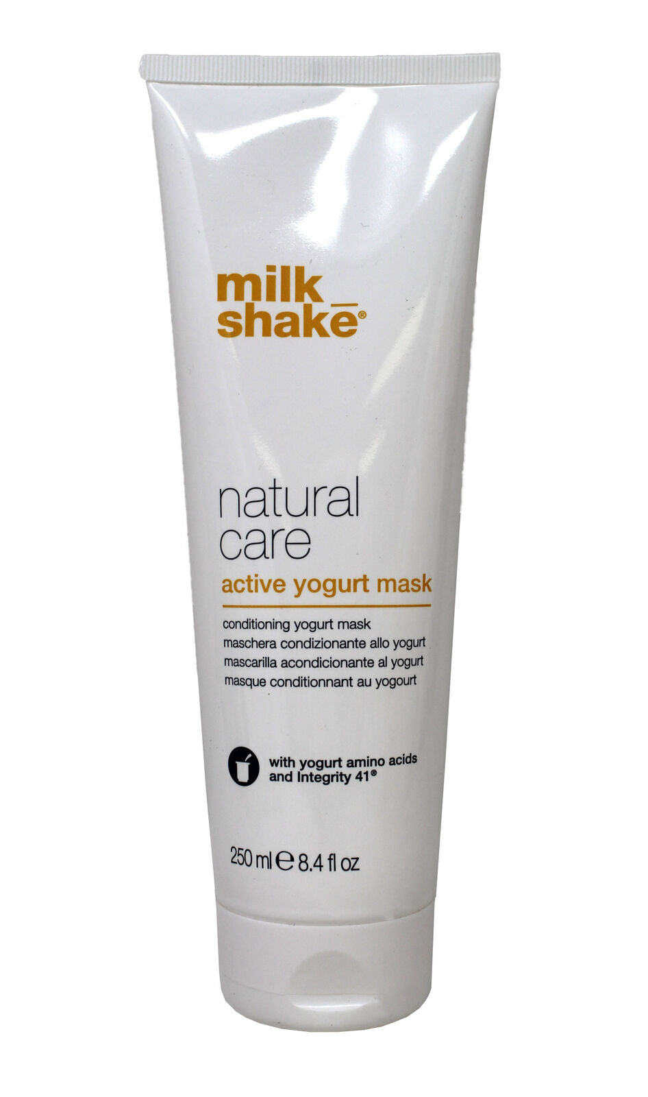 Milk Shake, Natural Care Active Yogurt, Haarbehandlungs-Crememaske, Für Farbschutz, 250 ml