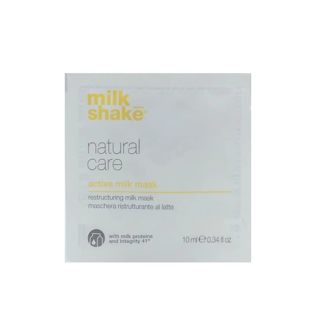 Milk Shake, Natural Care Active Milk, Haarbehandlungs-Crememaske, Für Farbschutz, 10 ml