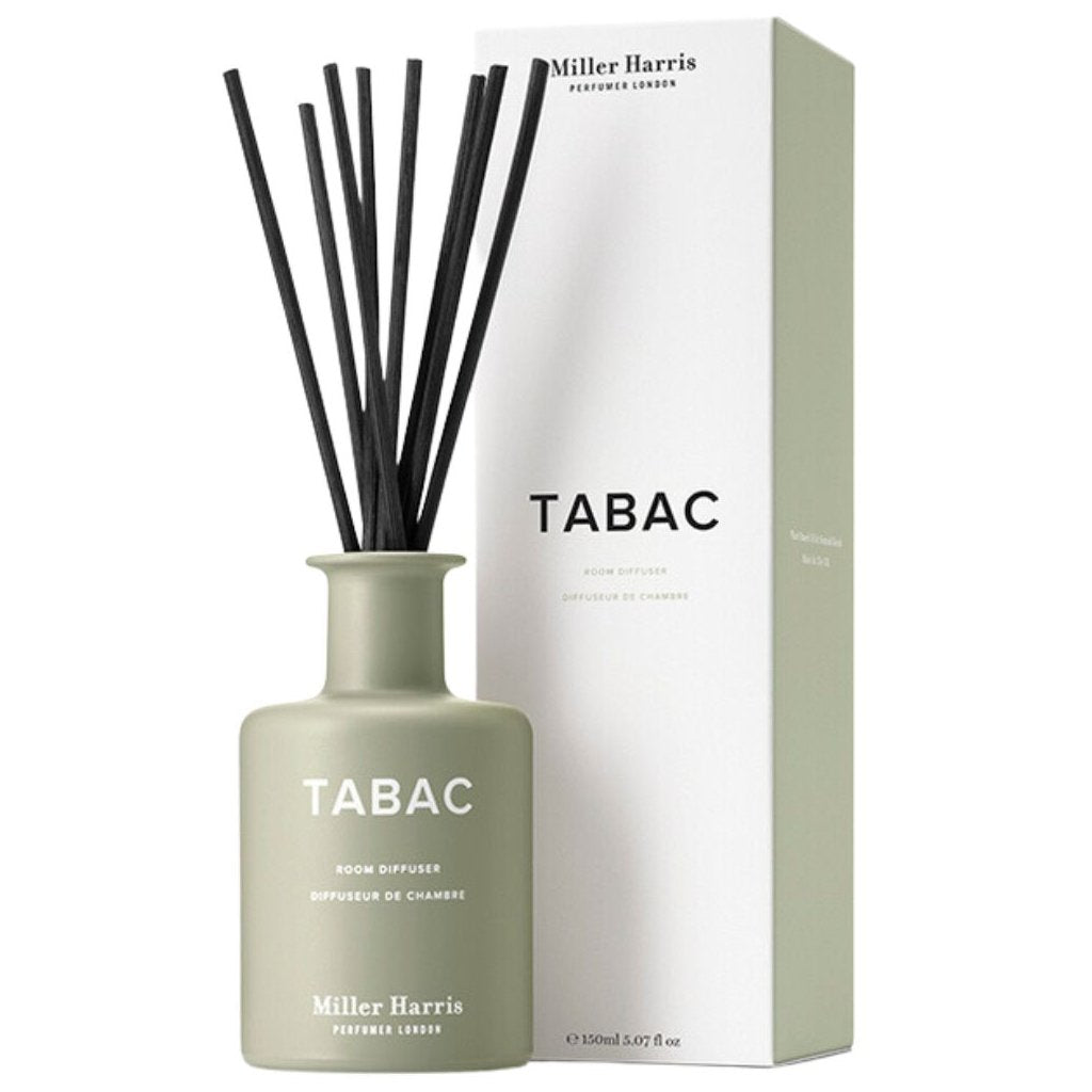 Miller Harris, Tabac, Stock, Aroma-Rattanstäbchen-Diffusor