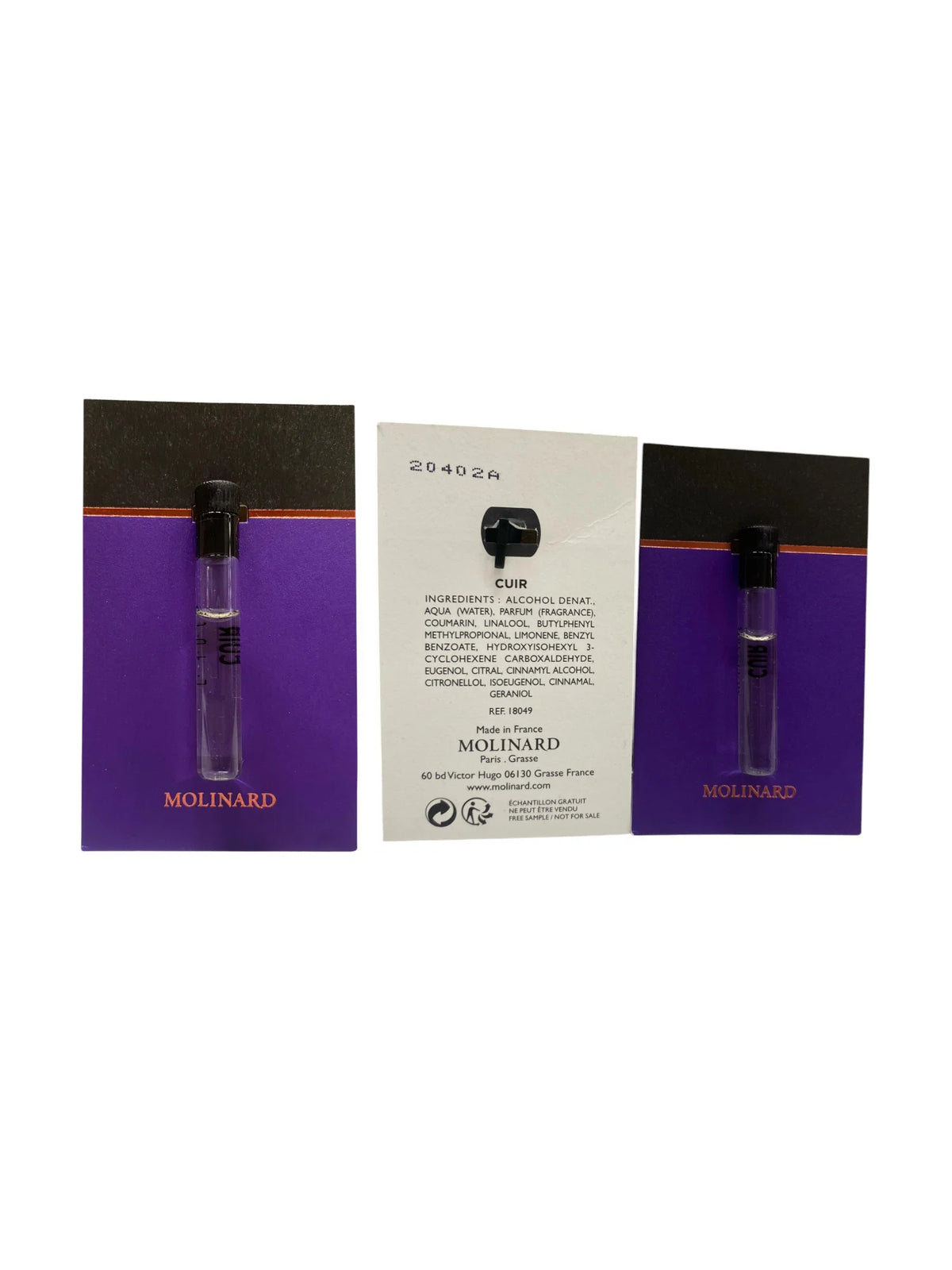 Molinard, Les Elements Collection - Cuir, Eau de Parfum, Für Frauen, 1 ml Fläschchen