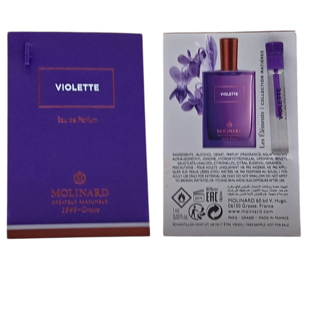 Molinard, Les Elements Collection - Violette, Eau de Parfum, Für Frauen, 1 ml Fläschchen