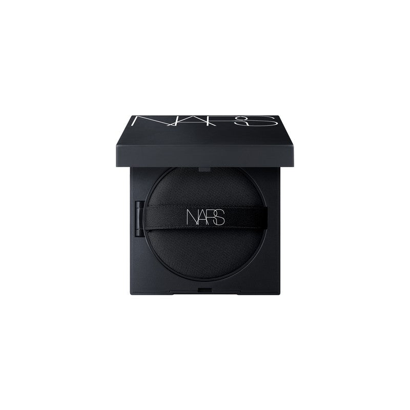 Nars, Natural Radiant Longwear Cushion, Leere Puder-Foundation Plastik-Kompaktdose, Schwarz