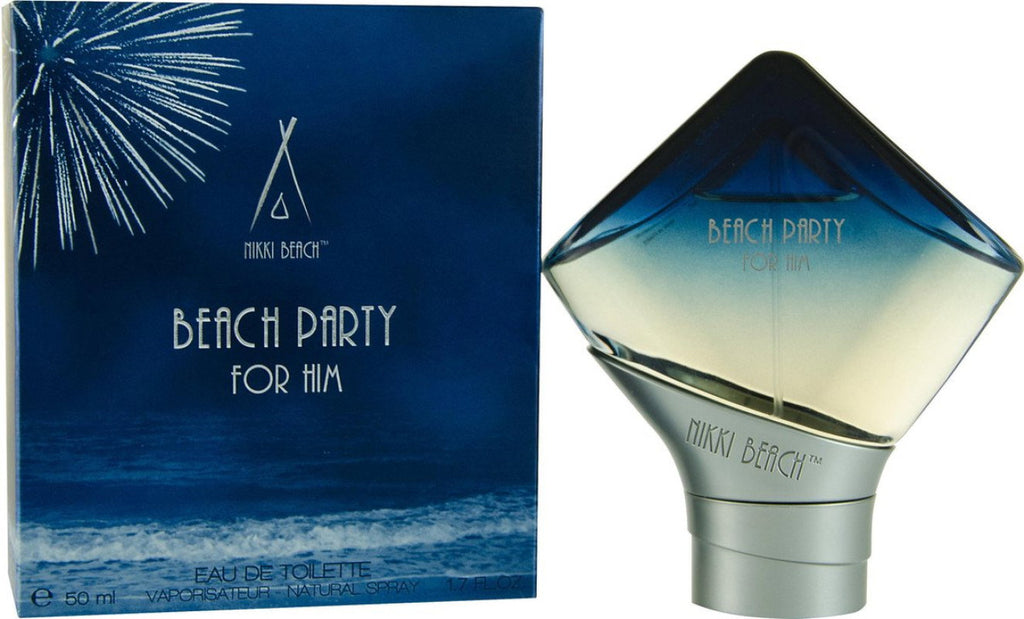Nikki Beach, Beach Party, Eau de Toilette, Für Männer, 50 ml