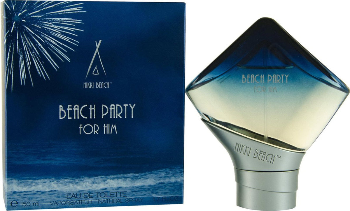 Nikki Beach, Beach Party, Eau de Toilette, Für Männer, 50 ml