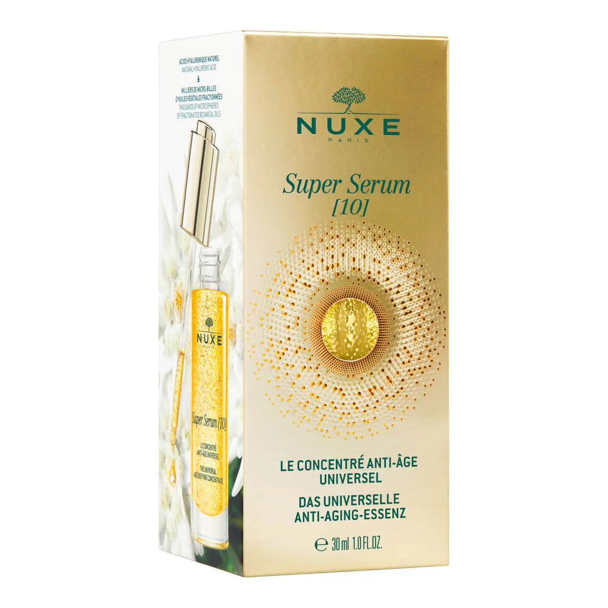Nuxe, Super Serum [10], Vegan, Anti-Aging, Tag & Nacht, Serum, Für Gesicht & Hals, 30 ml