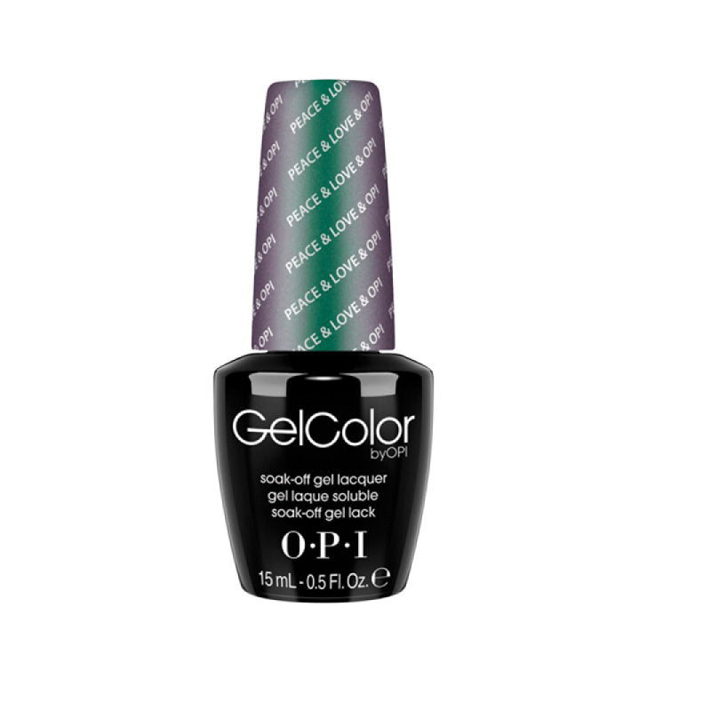 Opi, Gel Color, Semi-permanenter Nagellack, GC F56, Frieden & Liebe & Opi, 15 ml