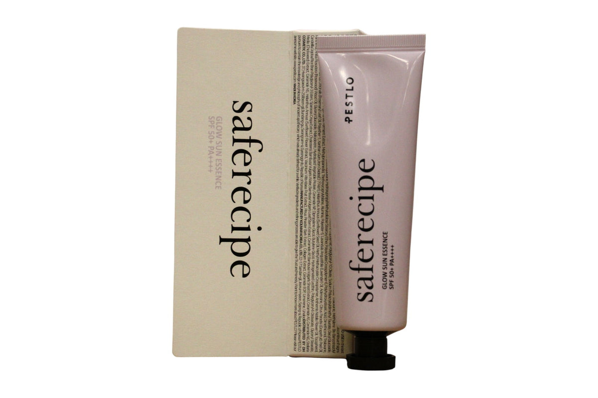 Pestelo, Saferecipe Glow Sun Essence, Hydratisierend, Sahne, Für das Gesicht, SPF50+ PA++++, 50 ml