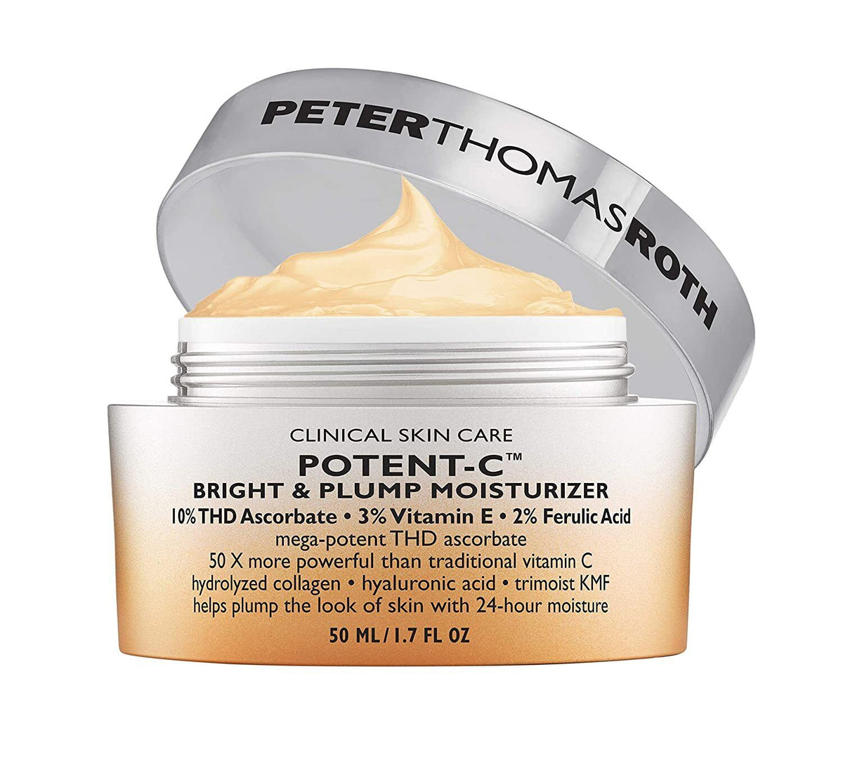 Peter Thomas Roth, Potent-C, Vitamin E, Feuchtigkeitsspendend, Tag, Sahne, Für das Gesicht, 50 ml