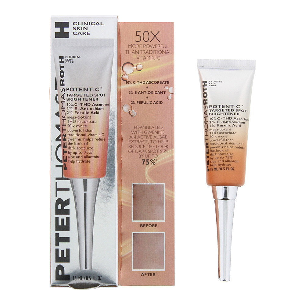 Peter Thomas Roth, Potent-C, Vitamin C, Anti Fleck, Lokale Behandlungscreme, Für Flecken und Pigmente, Für das Gesicht, 15 ml