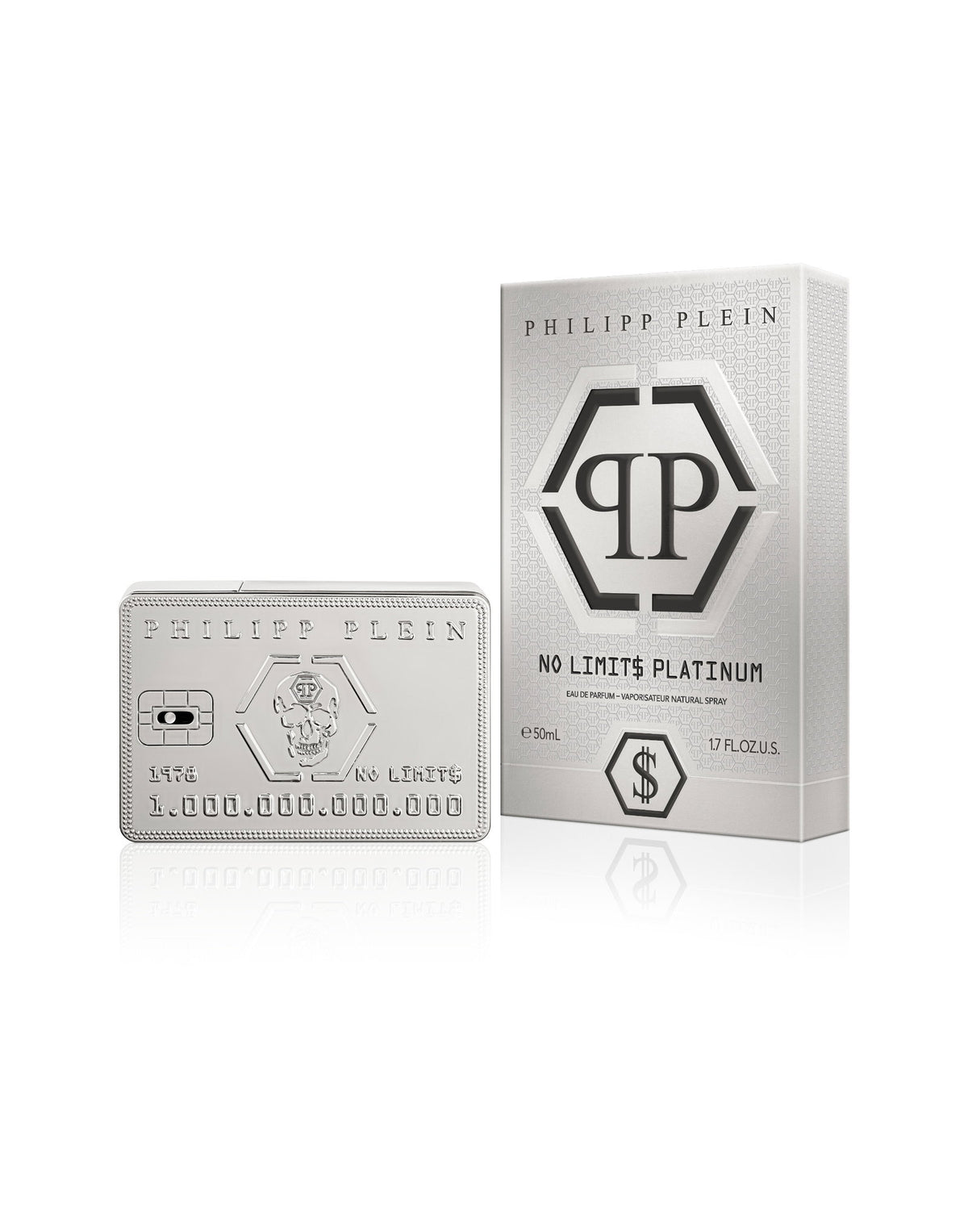 Philipp Plein, No Limits Platinum, Eau de Parfum, Für Männer, 50 ml