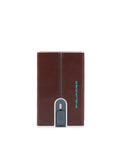 Piquadro, Blue Square Card Holders