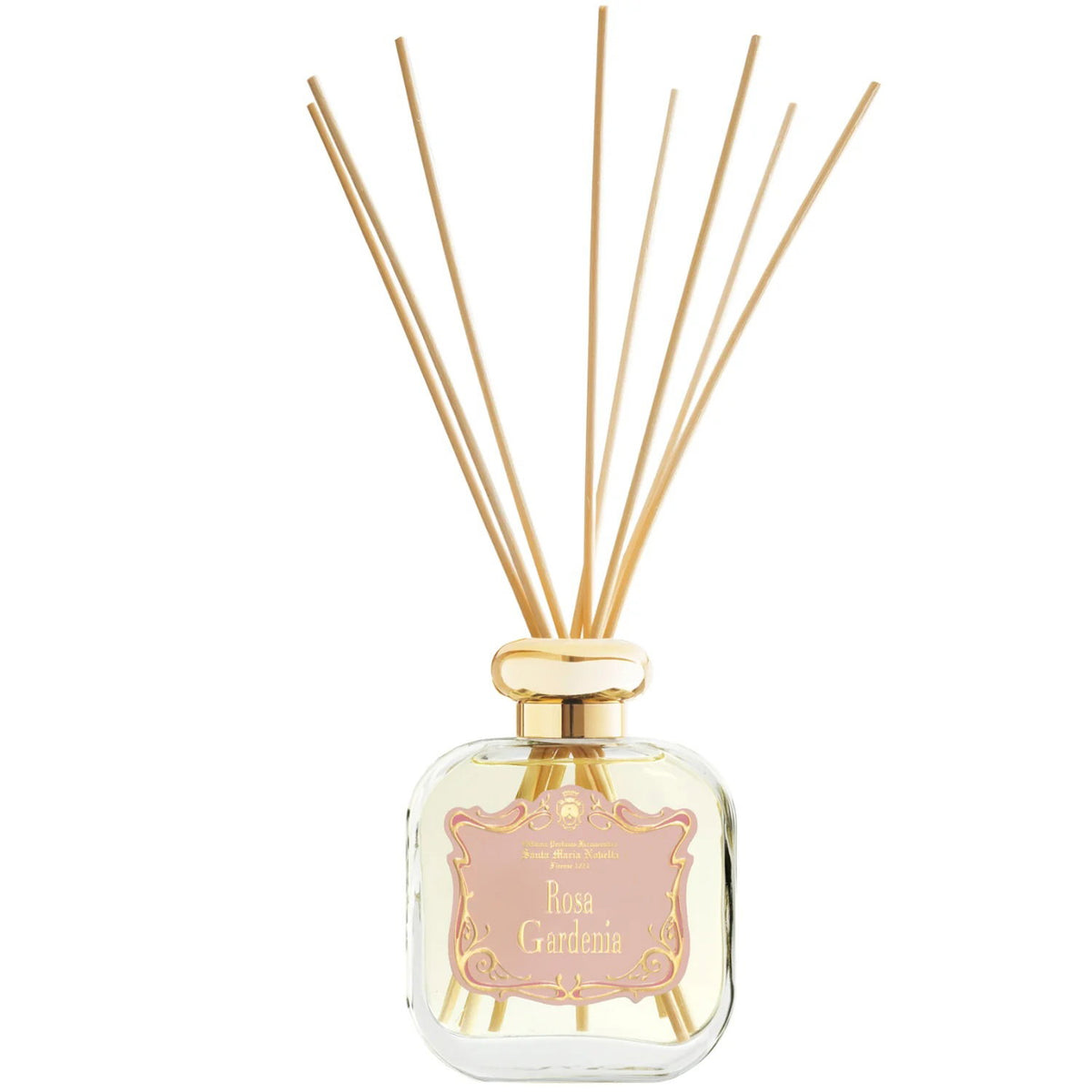 Santa Maria Novella, Rosa Gardenia, Aroma-Rattanstäbchen-Diffusor, 250 ml