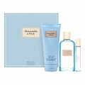 Set Abercrombie & Fitch: First Instinct Blue, Eau De Parfum, For Women, 100 ml + First Instinct Blue, Eau De Parfum, For Women, 15 ml + First Instinct Blue, Hydrating, Body Lotion, 200 ml by Abercrombie & Fitch