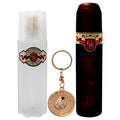 Set Cuba: Royal, Eau De Toilette, For Men, 100 ml + Royal, After-Shave Lotion, 100 ml + Cuba Keyrings & Keychains